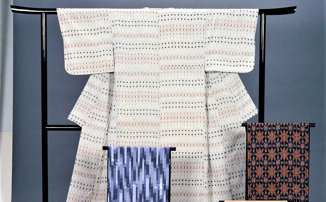 多摩織物の着付体験