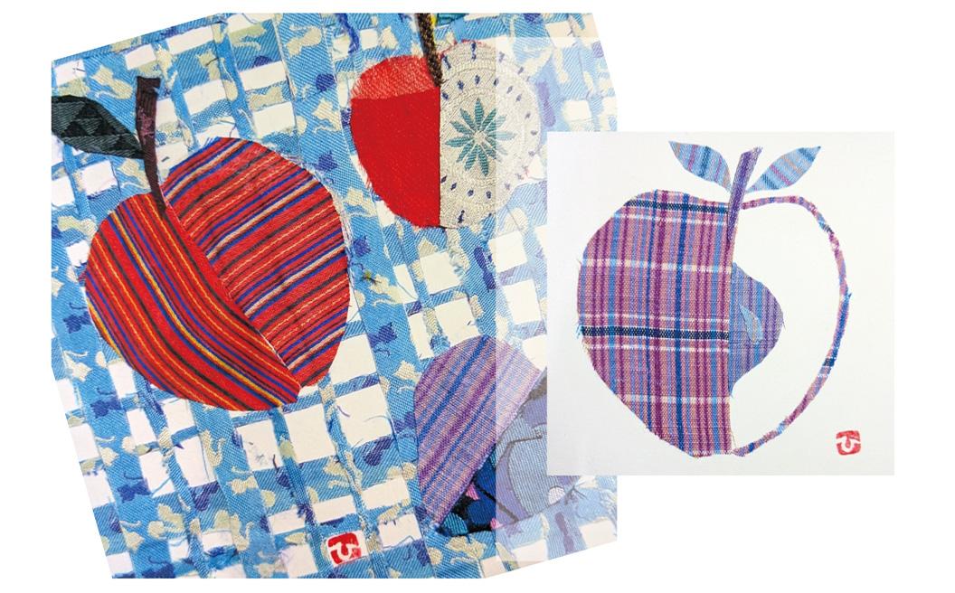 八王子織物でメモ帳作り